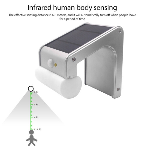 Solar Power Waterproof Human Body Induction 6-modes Remote Control Light 2