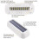 12 LED Solar Outdoor Waterproof Body Sensor Wall Light(Black Shell-White Light) 4