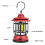 Portable Retro Hanging Lamp Lantern Camping Tent Light,USB Charging(Black) 3
