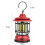 Portable Retro Hanging Lamp Lantern Camping Tent Light,USB Charging(Black) 5
