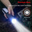 Retractable Camping Lantern Rechargeable Flashlight 25.2-51.8cm Adjustable Height 2