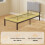 Homcom HOMCOM 3FT Single Bed Frame with Upholstered Headboard and Underbed Storage 3