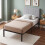 Homcom HOMCOM 3FT Single Bed Frame with Upholstered Headboard and Underbed Storage 8