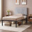 Homcom HOMCOM 3FT Single Bed Frame with Upholstered Headboard and Underbed Storage 9