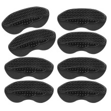 Nonslip Heel Cushion Inserts Pads Liner for Pains Relief-Black