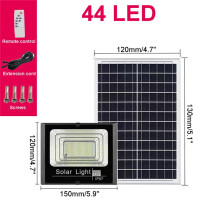 (44 LED) Elfeland 44/170LED Luzes de Parede Solar Ao Ar Livre À Prova D 'Água Lâmpada de Jardim Infravermelha Controle