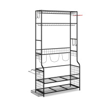 Golfbag-Organizer mit Rollen, Haken und Körben