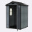 Birchtree BIRCHTREE Plastic Garden Shed Apex 4X4FT Grey 7