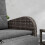 2 Seater Patio Rattan Chaise Lounge Sofa Set 6