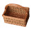 Small Rustic Rectangular Wicker Shopping Basket 1
