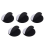 Selbstklebendes Klettband, 5er-Pack Black 1