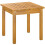 Outsunny Outsunny Coffee Table Fully Assembled Square Natural Wood 2