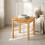 Outsunny Outsunny Coffee Table Fully Assembled Square Natural Wood 9