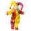 Handcrafts Poseable Western Clown Doll with Adjustable Limb and 6
