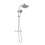 Living And Home Thermostatic Shower Mixer Set 1