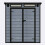Birchtree BIRCHTREE Plastic Garden Shed Pent 6X6FT Grey 7