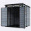 Birchtree BIRCHTREE Plastic Garden Shed Pent 6X6FT Grey 11