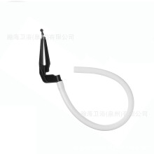 (White) Collier de serrage et tuyau de remplissage pour réservoir de toilette 100, 200, 200A, 400A, 218, compatibles avec plusieurs modèles