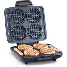 (4-hole waffle, US Standard) European Standard 16-Cavity Double-Sided Heating Waffle Maker, Multifunctional Household Cake Baking Breakfast Machine