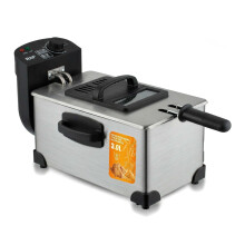 (5219 (3L), US Standard) US Standard Deep Fryer, Small Electric Frying Pan for Fried Dough Sticks & French Fries, Multifunctional