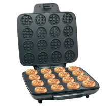 (16-hole waffle, UK Standard) European Standard 16-Cavity Double-Sided Heating Waffle Maker, Multifunctional Household Cake Baking Breakfast Machine