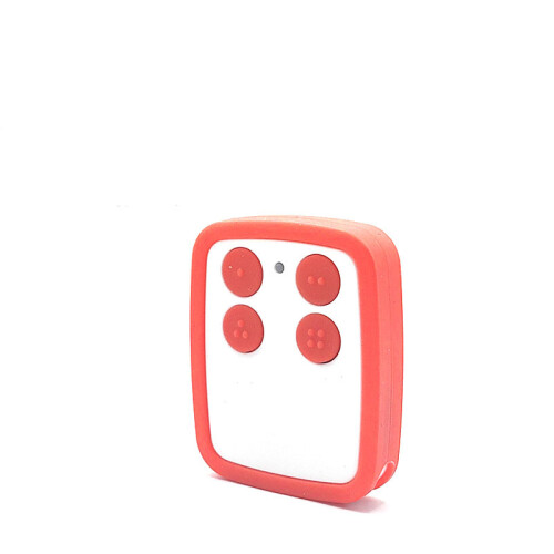 (Red) Multi-Frequency 250-868MHz Copy Remote Control for Rolling Code Garage Door, Shutter & Barrier