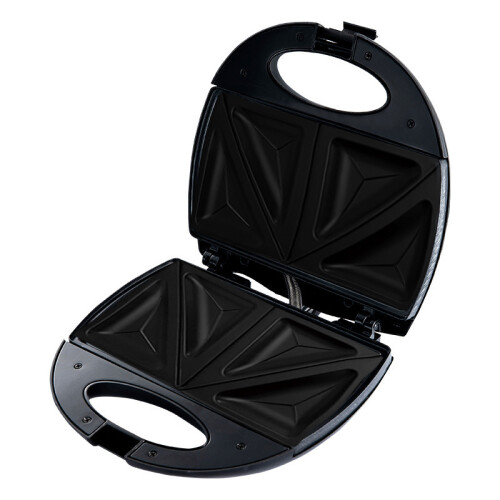 (Triangle, US Standard) Stainless Steel Triangle Sandwich Maker, Double-Sided Heating, Home BBQ Multifunctional