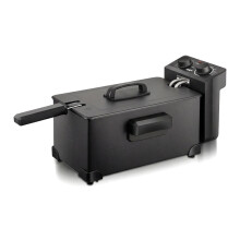 (5251 (3L), UK Standard) US Standard Deep Fryer, Small Electric Frying Pan for Fried Dough Sticks & French Fries, Multifunctional