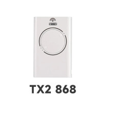 (White 2-button 868MHZ) Émetteur de télécommande de porte de garage à code tournant 433 MHz 868 XT2 XT4 SLH LR
