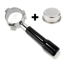 (A) Uchwyt bez dna ze stali nierdzewnej do ekspresu do kawy Breville 870 8 Series 54 mm