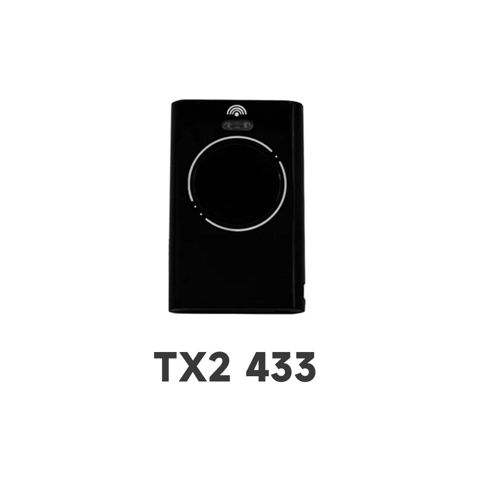 (Black 2-Button 433Mhz) 868 Xt2 Xt4 Slh Lr 433Mhz Rolling Code Garage Door Remote Transmitter 3592637367153