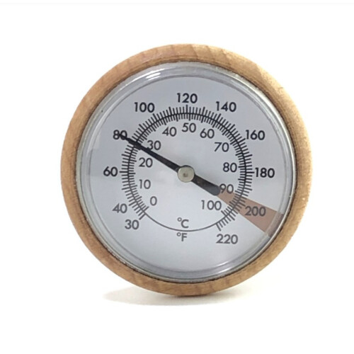 (Black) B-1 termometer i rustfritt stål for kaffe, melk, BBQ og latte art