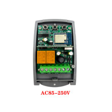 (AC85-250V) Récepteur de porte de garage Tuya WiFi Zigbee à large plage de tension et code tournant 2 canaux 433,92 MHz