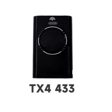 (Black 4-button 433MHZ) Émetteur de télécommande de porte de garage à code tournant 433 MHz 868 XT2 XT4 SLH LR