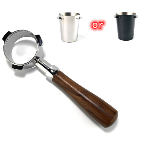 (A) Coffee Machine Bottomless Handle Plufo Series 54 Three-Ear