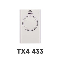 (White 4-button 433MHZ) Émetteur de télécommande de porte de garage à code tournant 433 MHz 868 XT2 XT4 SLH LR
