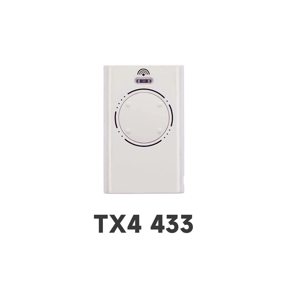 (White 4-Button 433Mhz) 868 Xt2 Xt4 Slh Lr 433Mhz Rolling Code Garage Door Remote Transmitter 3592637367139
