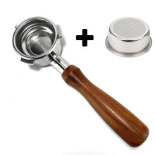 (C) Uchwyt bez dna ze stali nierdzewnej do ekspresu do kawy Breville 870 8 Series 54 mm