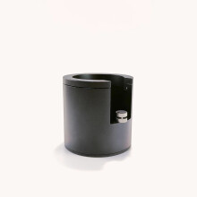 (Black) Base per pressino per caffè, dispenser per polvere in lega di alluminio, accessori universali