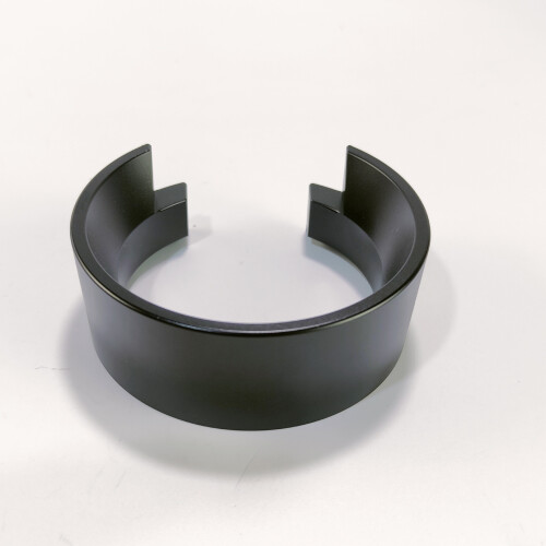 (Black) Anello antipolvere Eureka per macinacaffè, 58 mm, per espresso