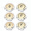 (Two-pack) Faucet Handle Decorative Cover Delta/LDR/Delex/Peerless Two Clear Handles 5