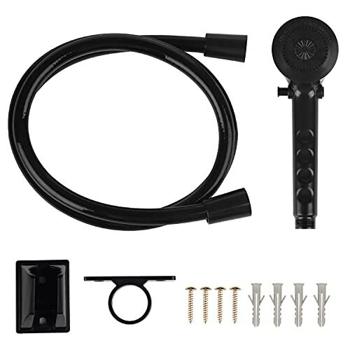 (Black) RV Shower Head with Hose