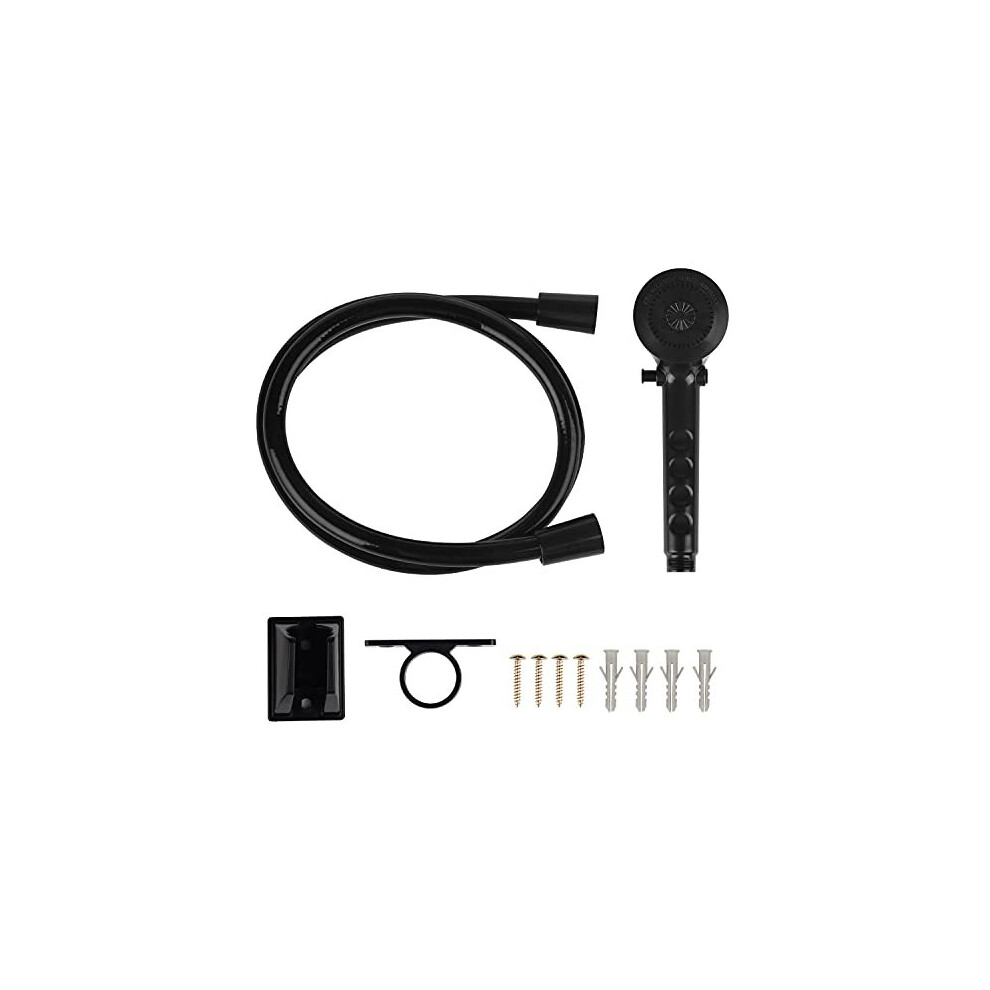 (Black) Rv Shower Head With Hose 3012855349194