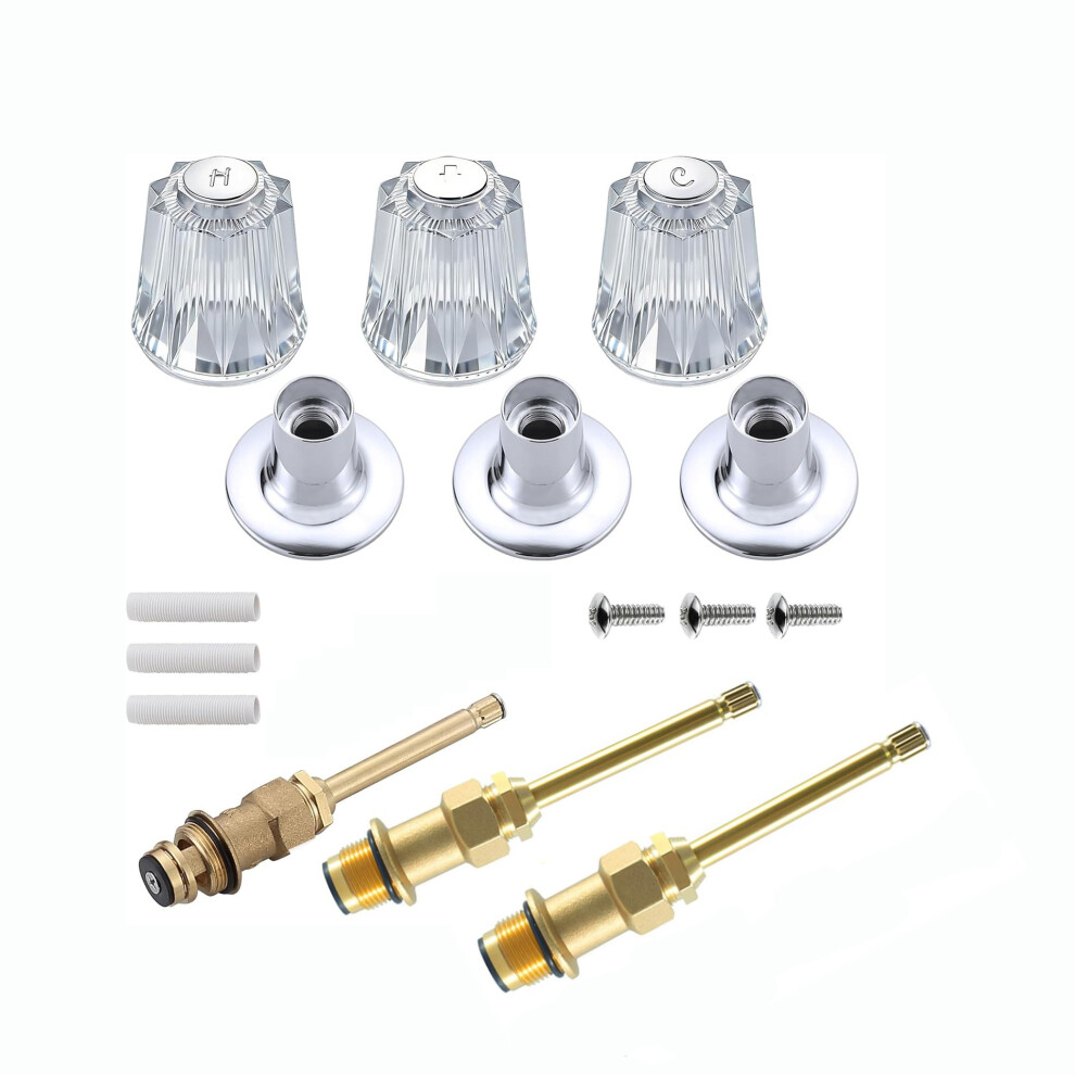 (Acrylic Set) Price Pfister Verve Faucets 12H-2H, 12H-2C, 12H-18 Set 3175240378497