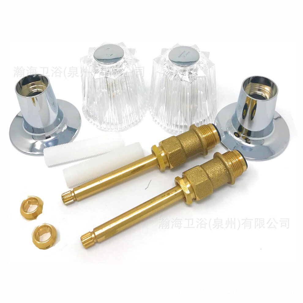 (Acrylic Set) Price Pfister Seats & Flanges Â Hot & Cold Replacement Parts 5421786255203