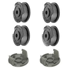 Ersatzspulen- und Abdeckungsset für Bosch Easy GrassCut 4 Packung