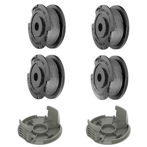 Ersatzspulen- und Abdeckungsset für Bosch Easy GrassCut   4 Packung