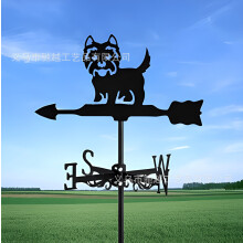 (B20) Protective Weather Vane/Rust-Resistant Coating/Elegant Little Cat Design/Perfect for Rooftops, Gazebos, Homes, Fence Posts, Greenhouses, Barns