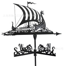 (A35) Metal Weather Vane Wind Indicator Weathercock Garden Shed House Decoration