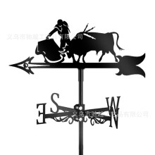 (C12) Rust-Proof Fighter Jet Wind Vane - Perfect For Roof Gardens, Sheds, Residences & Greenhouses | Outdoor Decorative Art Craft For Yards